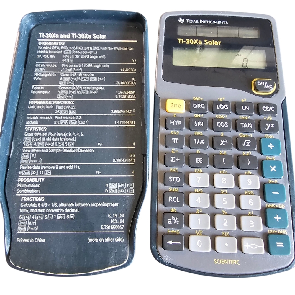 Texas Instruments TI-30Xa Solar Calculator